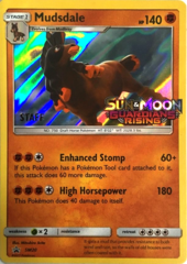 Mudsdale SM20 Wave Holo STAFF Promo - SM2 Guardians Rising Prerelease